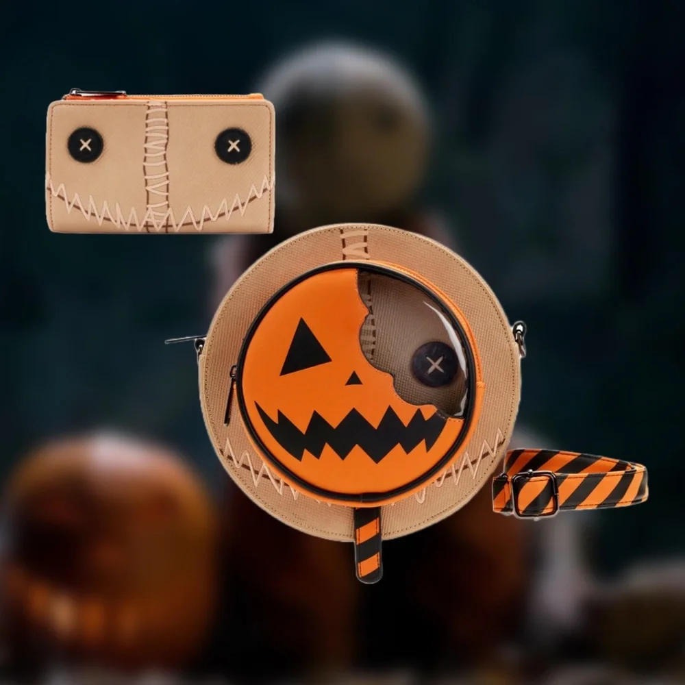Loungefly Trick 'r Treat Sam‎ Lollipop Crossbody Bag and Wallet